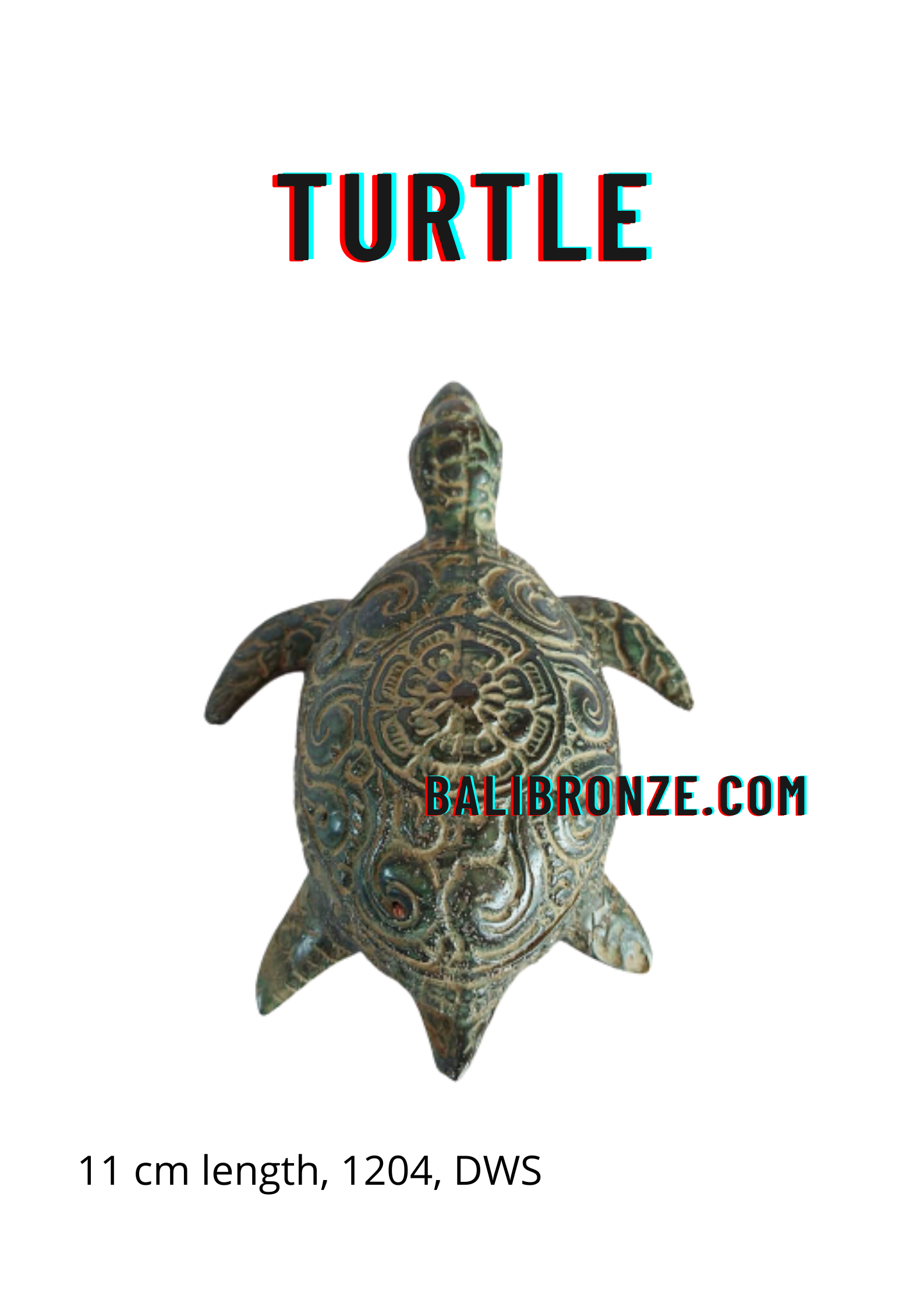 1204 Turtle 11 cm DWS