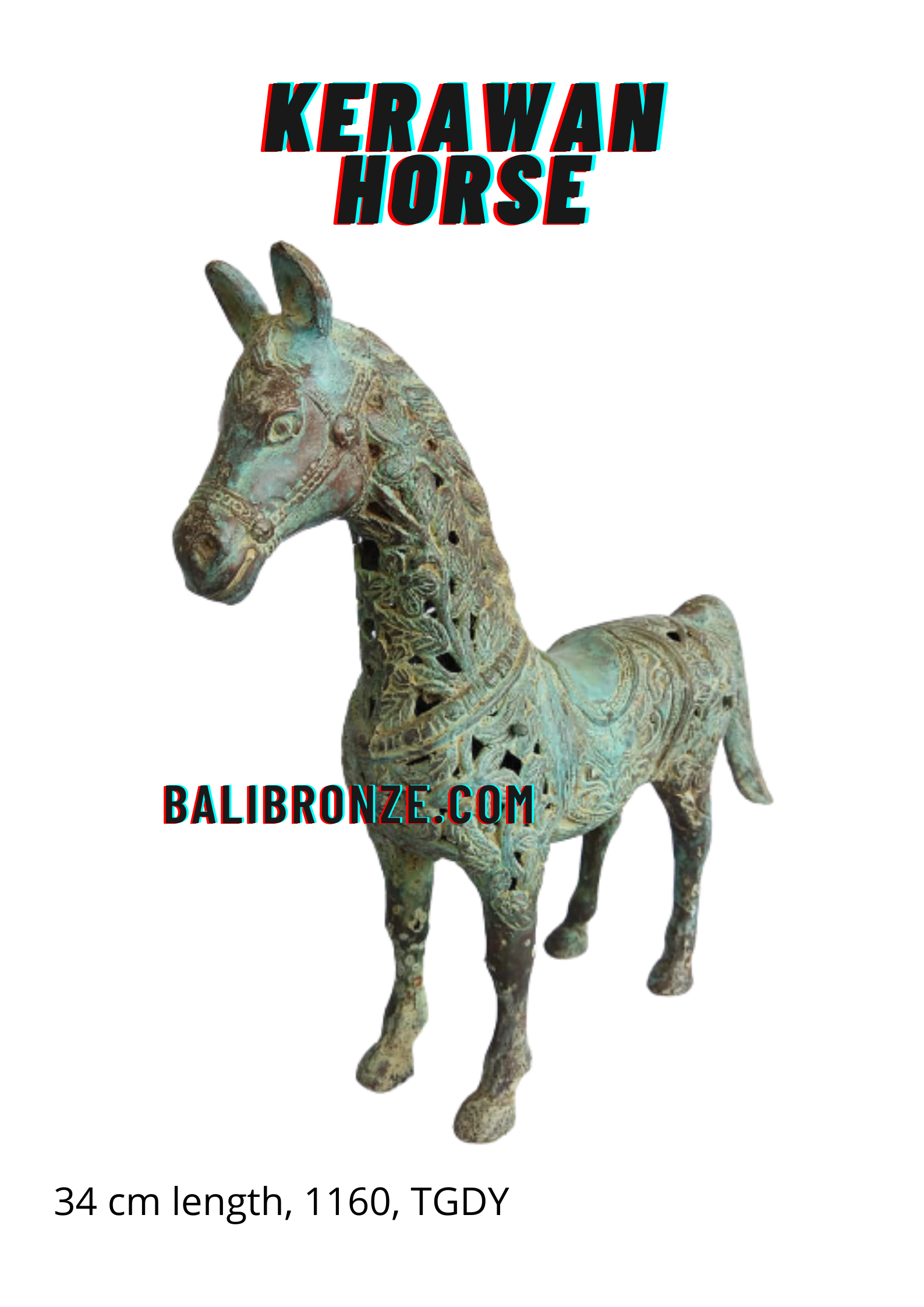 1160 Kerawan Horse 34 cm TGDY