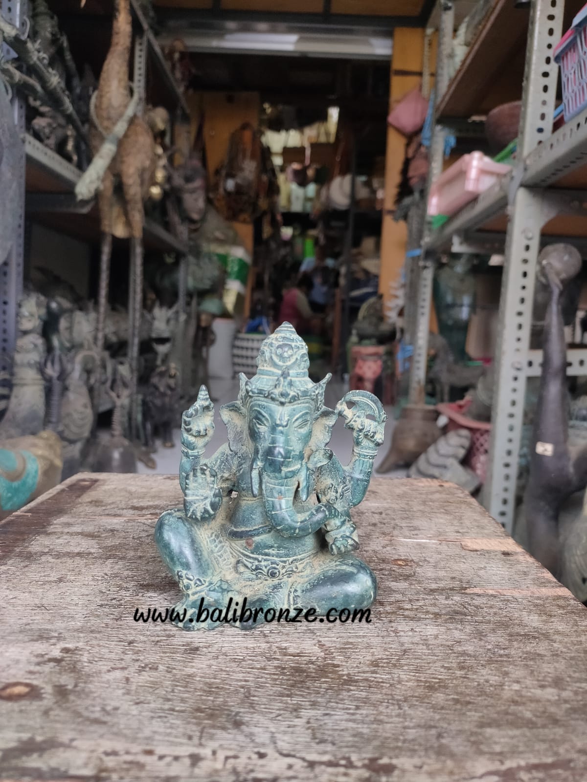 1178 Sitting Ganesha 11 cm MSK