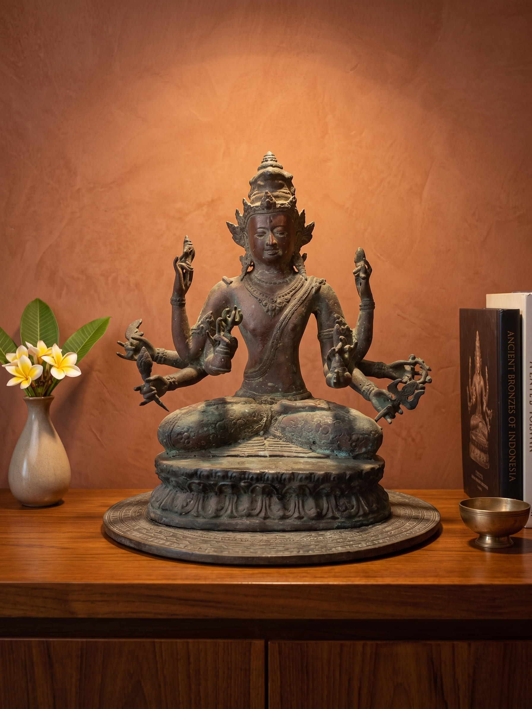 1233 Sitting Shiva 33 cm KDH