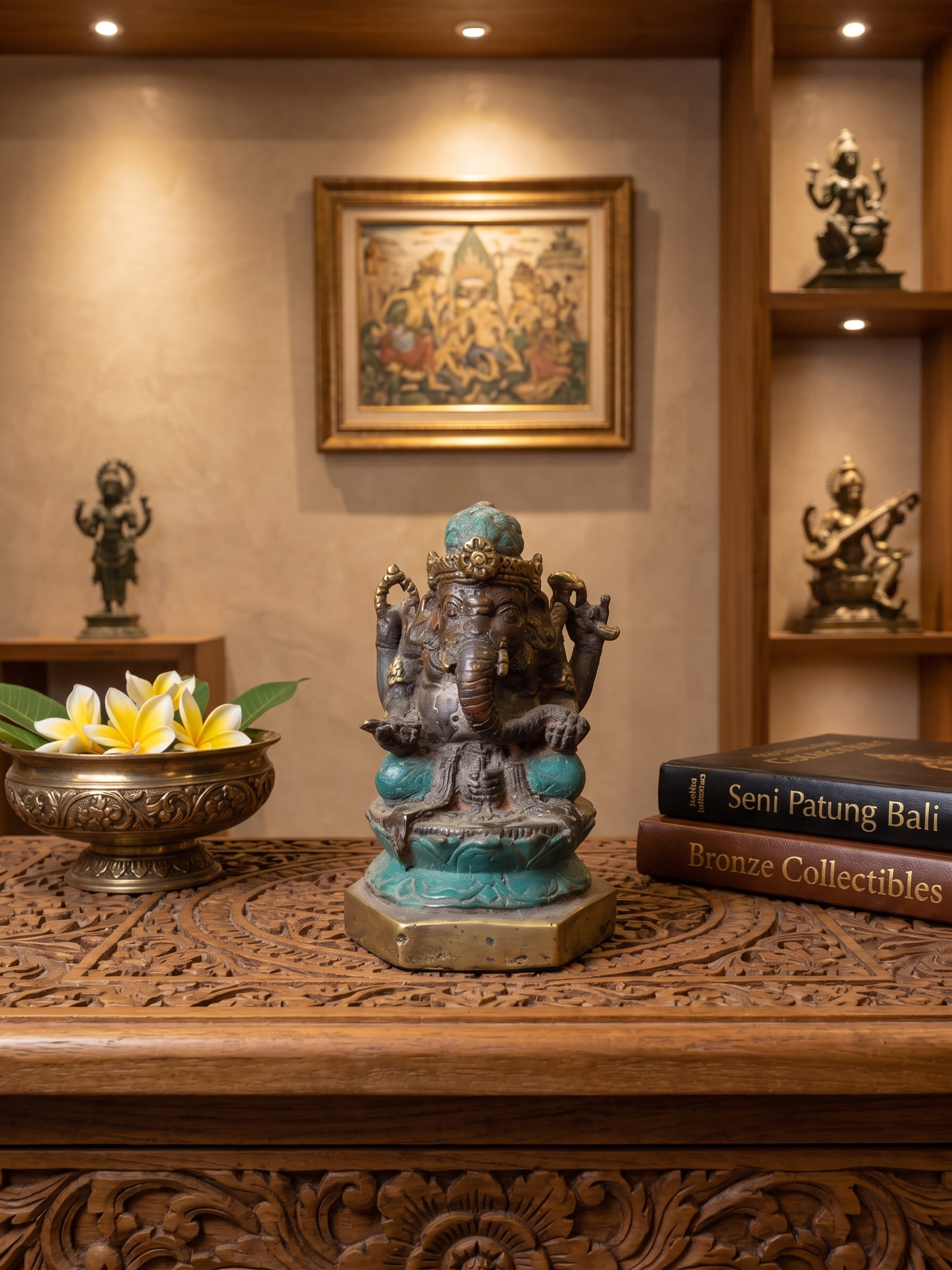 1180 Sitting Ganesha 12 cm TNM