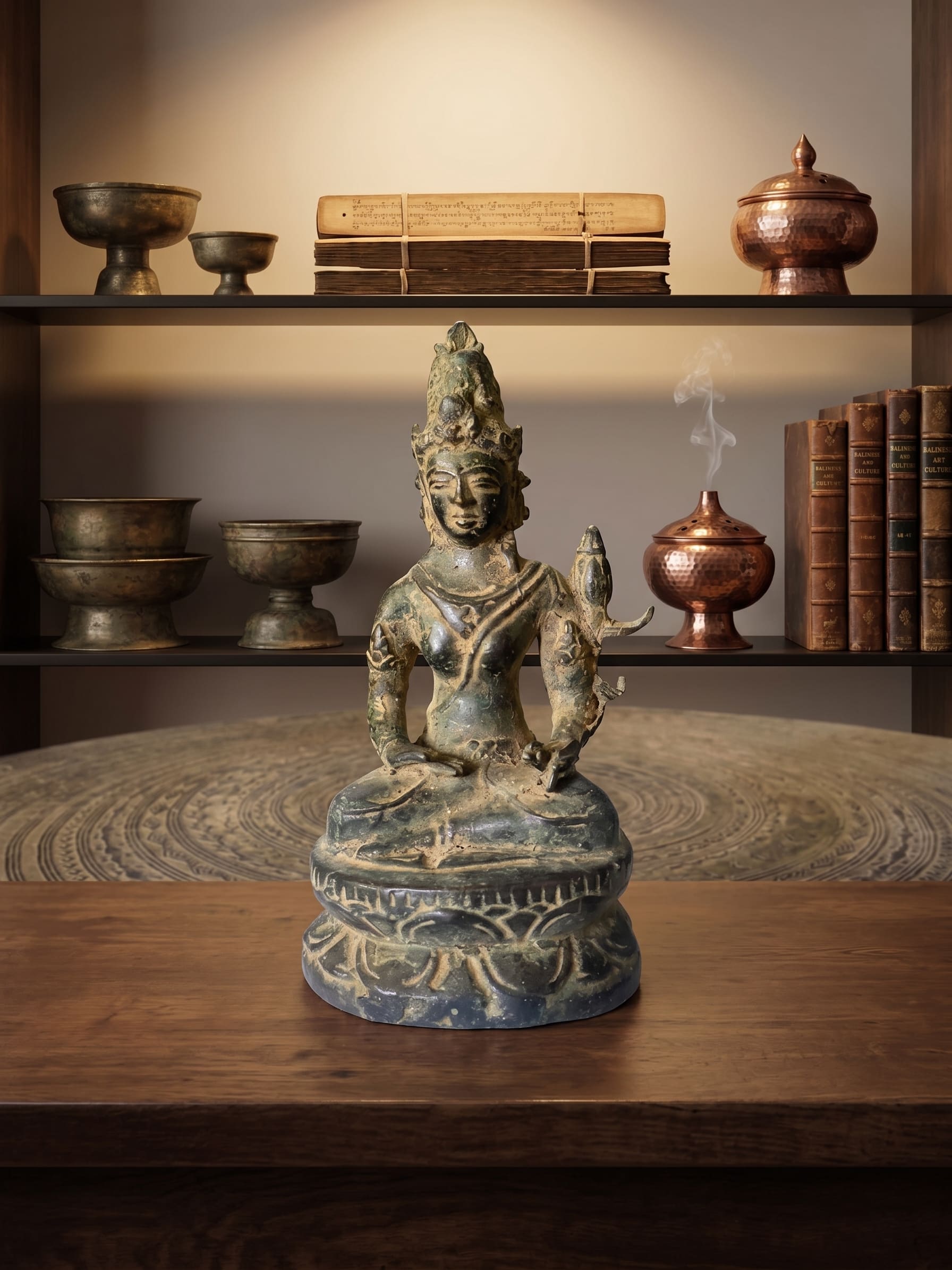 1108 Sitting Shiva 16 cm HNS